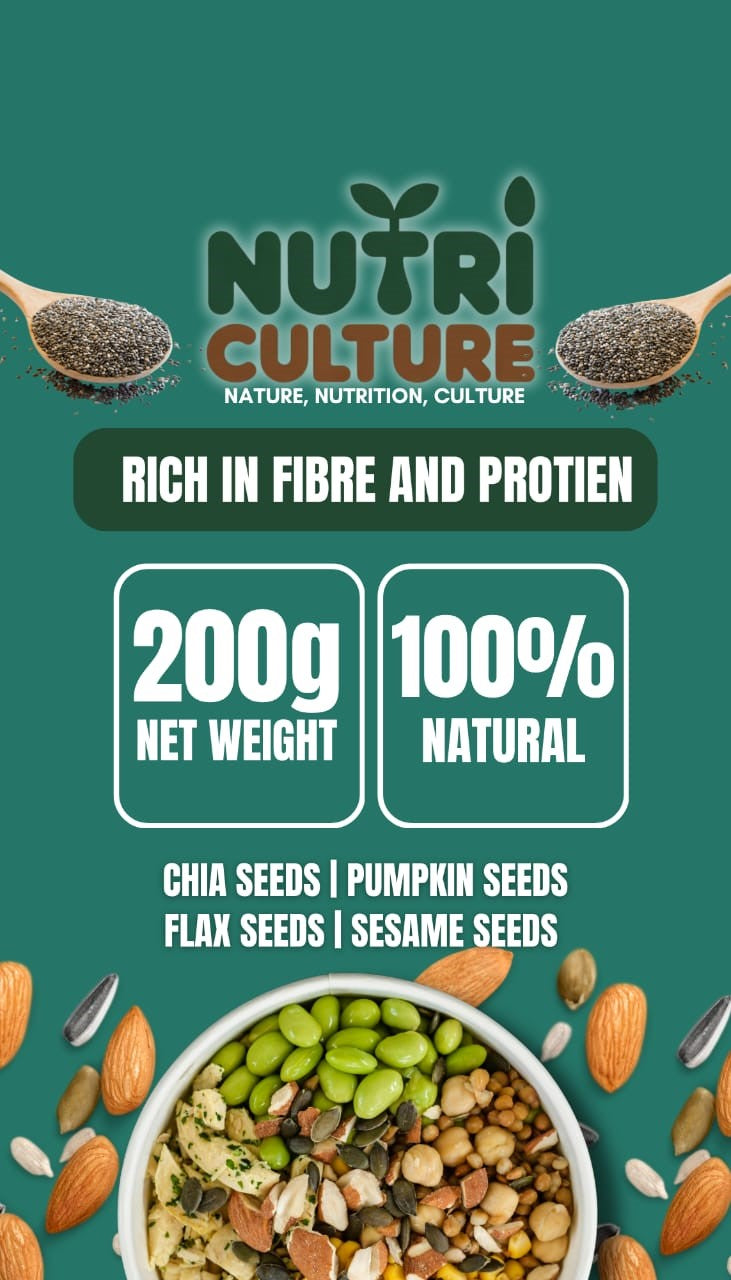 NutriCulture Super Seeds Mix – 4-in-1 Premium Blend