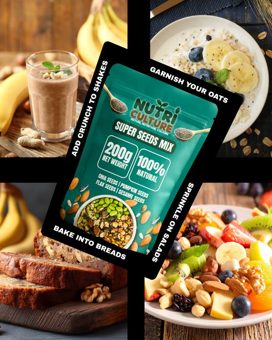 NutriCulture Super Seeds Mix – 4-in-1 Premium Blend