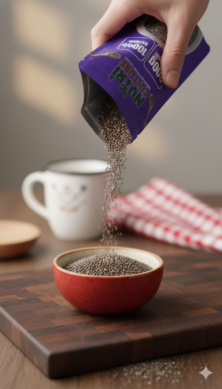 Premium Chia Seeds | High Fiber, Omega-3 & Energy Boosting Superfood