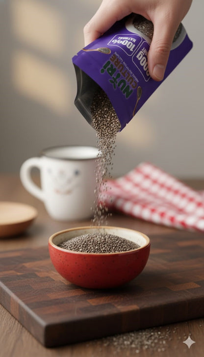 Premium Chia Seeds | High Fiber, Omega-3 & Energy Boosting Superfood