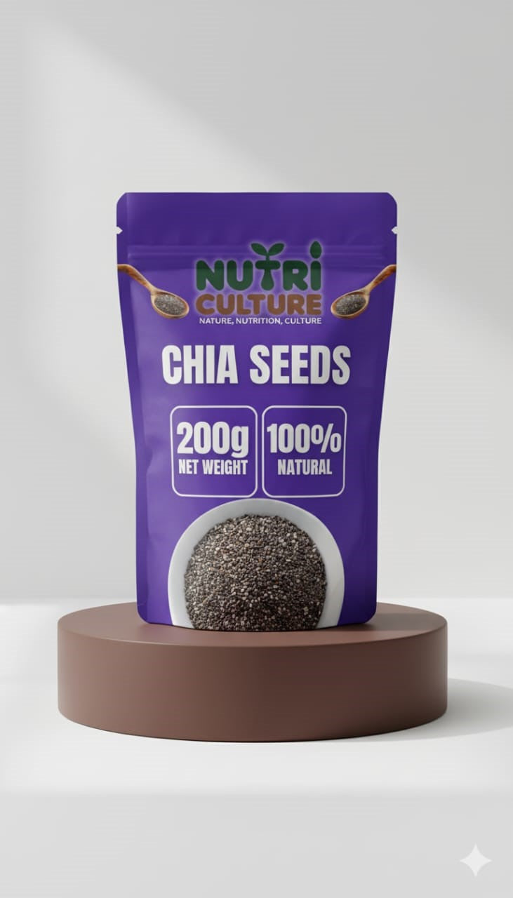 Premium Chia Seeds | High Fiber, Omega-3 & Energy Boosting Superfood