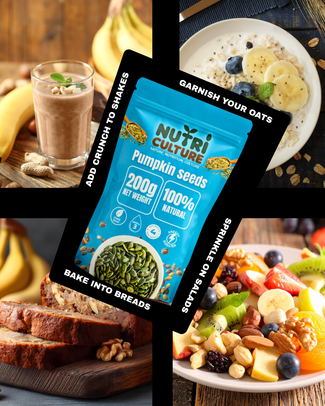 NutriCulture Pumpkin Seeds – Premium Raw, Nutritious & Mineral-Rich
