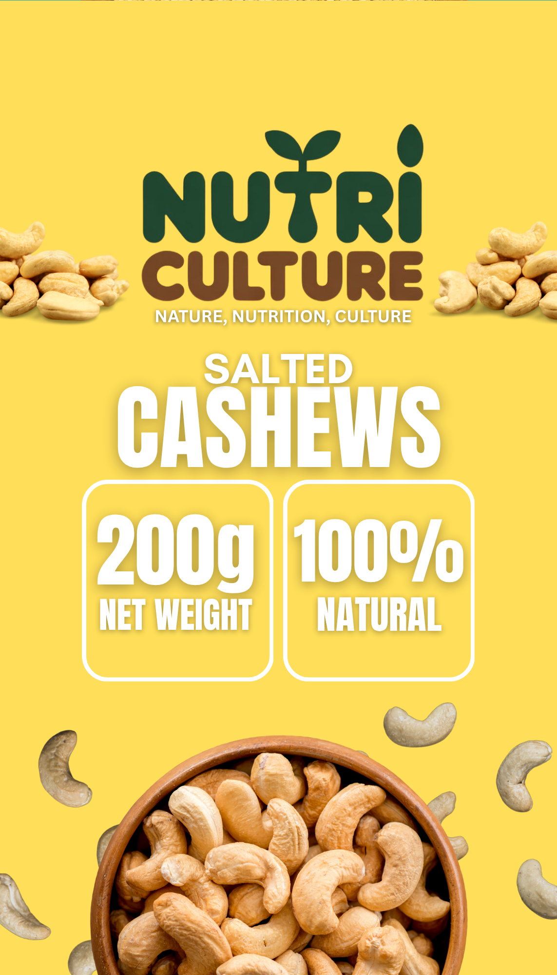 Premium Salted Cashews (Kaju / Kajo / Kajoo) – Crunchy, Fresh & Delicious