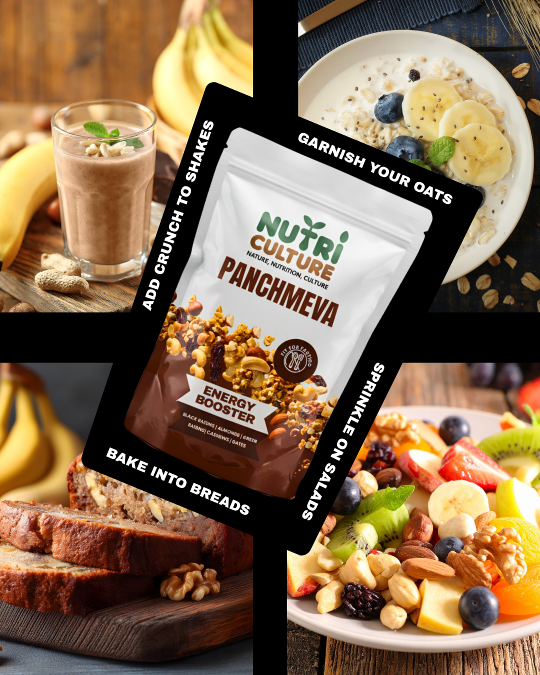 NutriCulture Panchmeva – Premium 5-in-1 Dry Fruit Blend