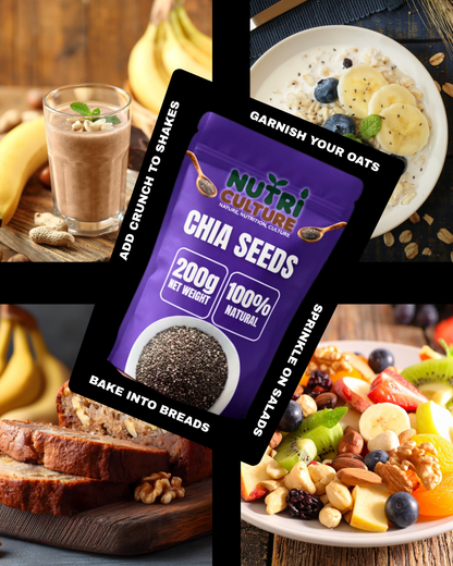 Premium Chia Seeds | High Fiber, Omega-3 & Energy Boosting Superfood